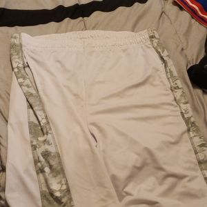 White with camo sides Basketball Shorts